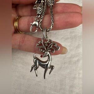 Brighton Rudolph Christmas charm